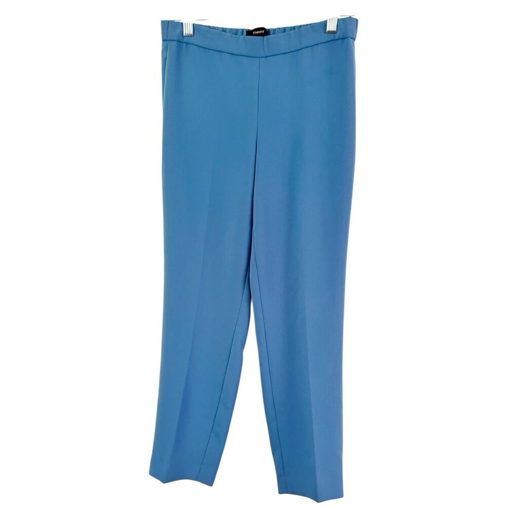 Theory Basic Pull On Light Blue Classic Crepe Siz… - image 1
